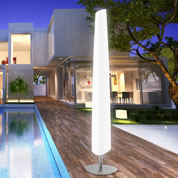 Totem Luminoso Branco com ficha -  33 x A.160 cm